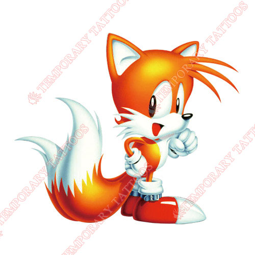 Sonic the Hedgehog Customize Temporary Tattoos Stickers NO.5326